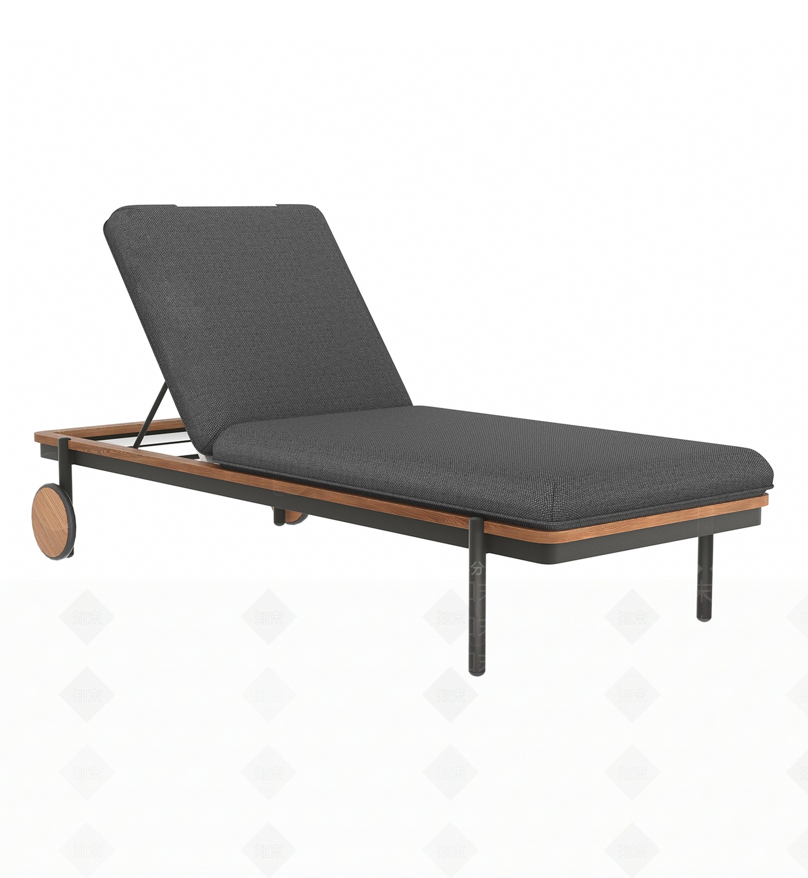 现代新中式躺椅3D模型下载【ID:1193147672】