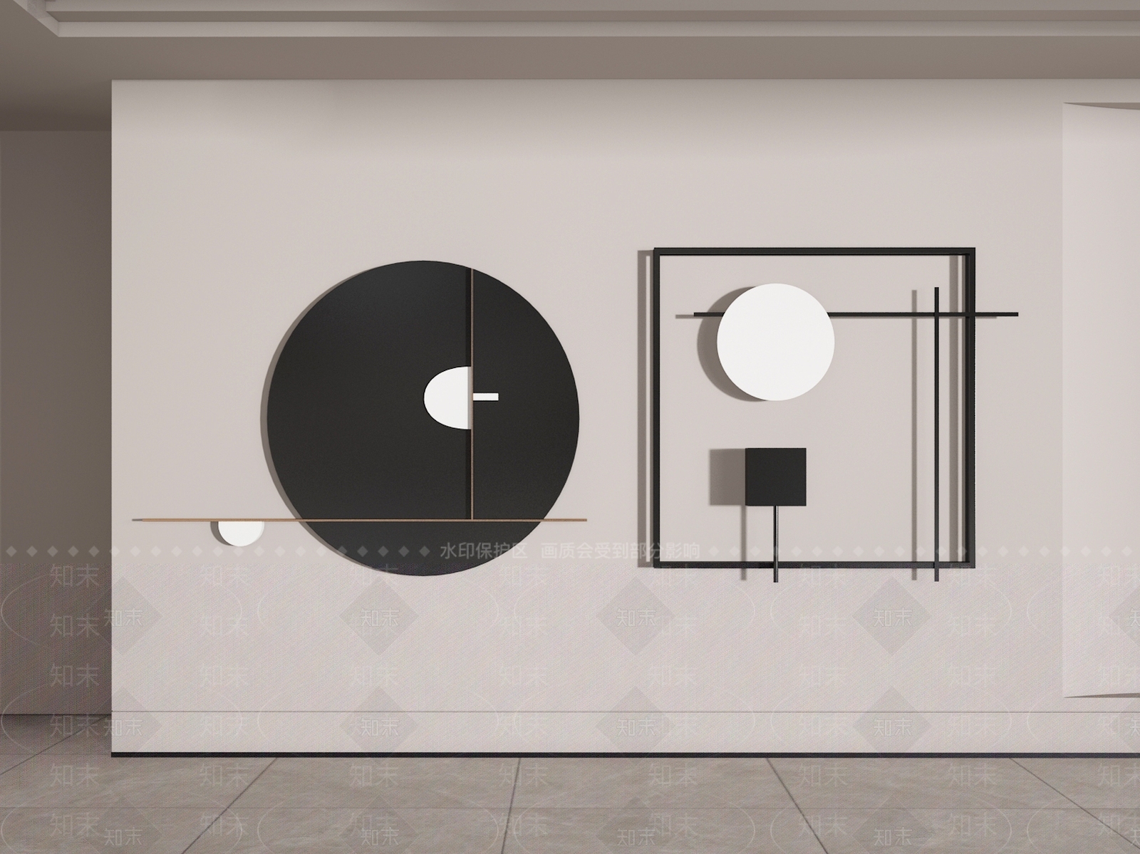 现代新中式挂件3D模型下载【ID:1193148328】