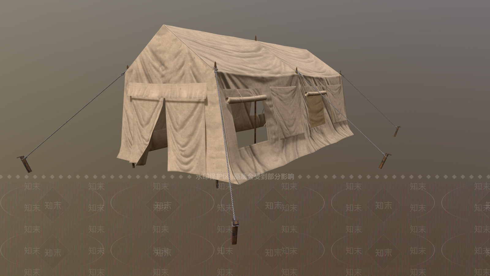 帐篷3D模型下载【ID:1193148682】