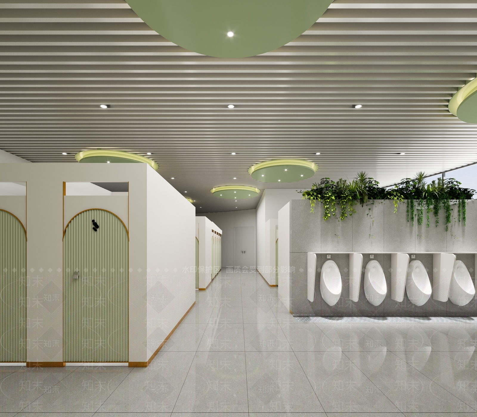 现代公共卫生间3D模型下载【ID:1193149504】
