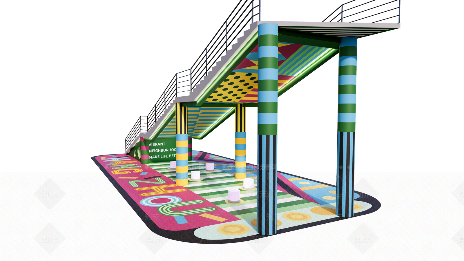 现代其他公共空间SU模型下载【ID:1193151869】