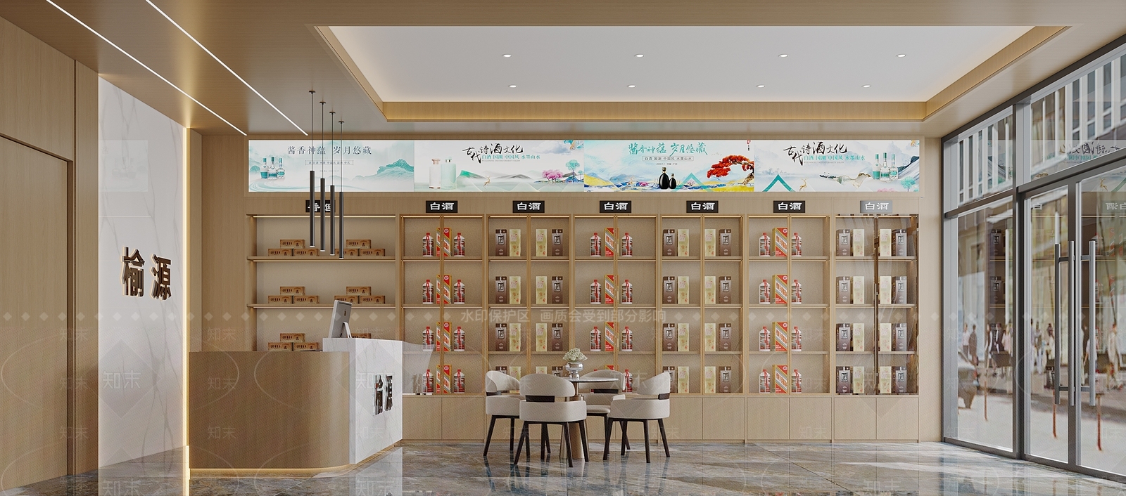 现代酒店客房3D模型下载【ID:1215120767】
