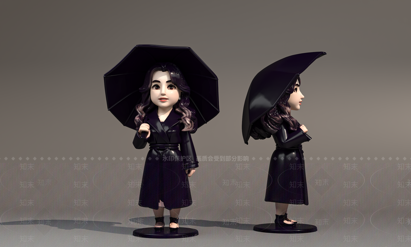 现代雕塑摆件3D模型下载【ID:1193158379】