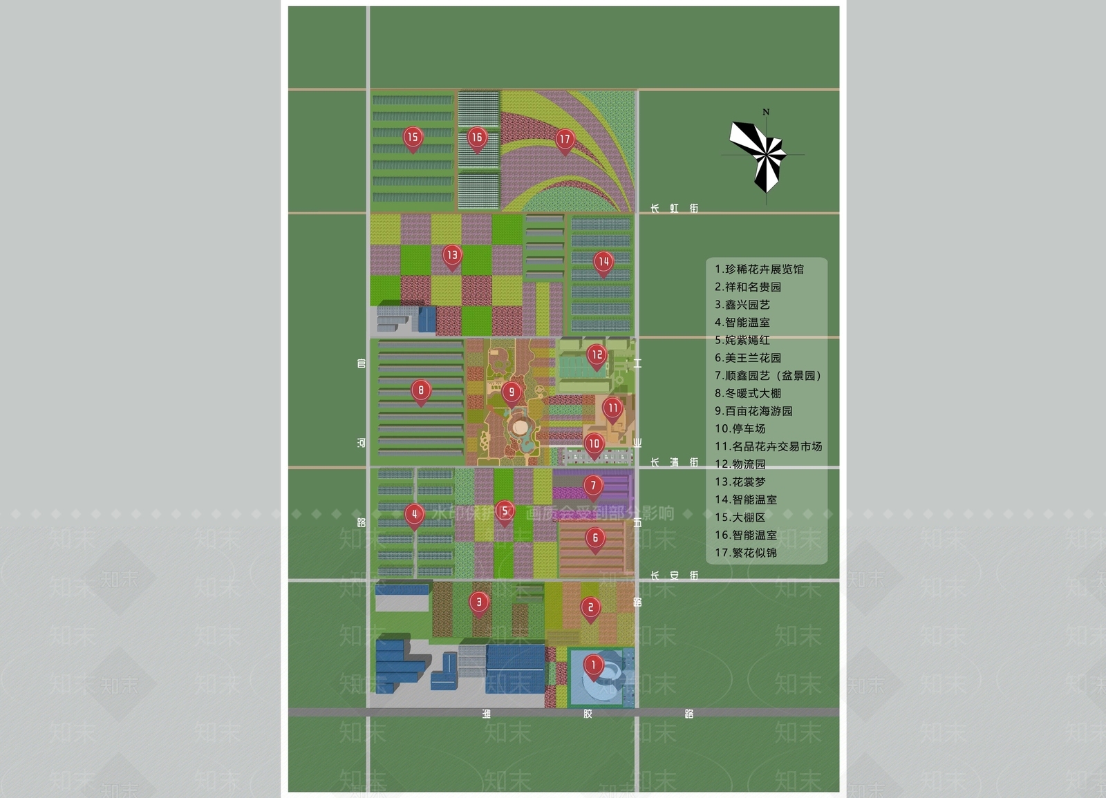 简约现代鸟瞰规划SU模型下载【ID:1193160035】