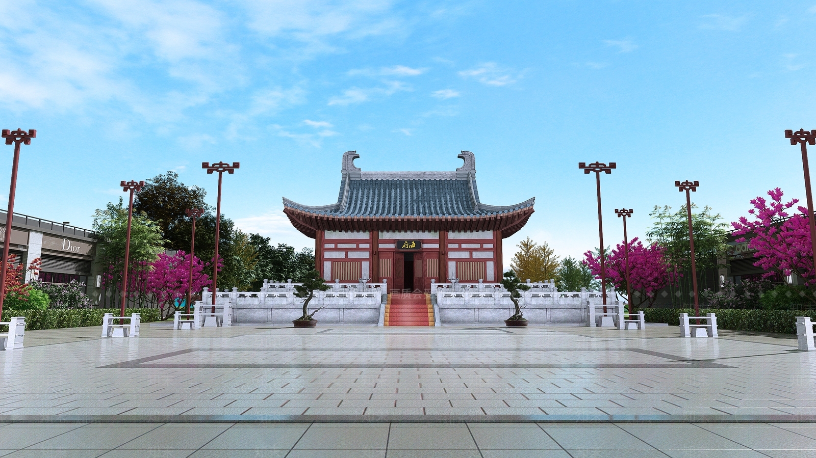 中式新中式古建3D模型下载【ID:1193173790】
