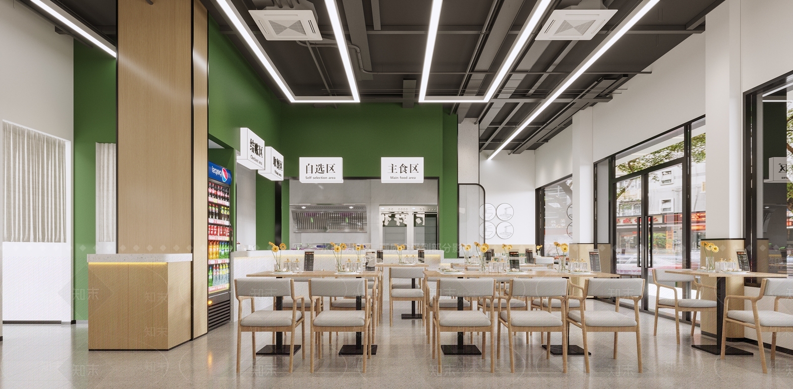 现代茶餐厅3D模型下载【ID:1193174977】