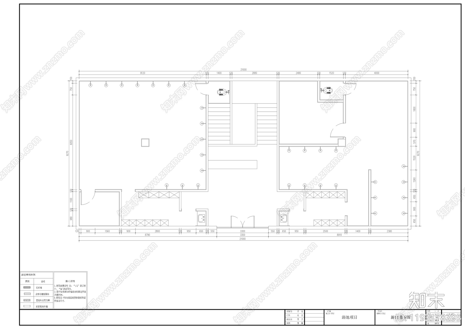 现代其他商业空间cad施工图下载【ID:1193178395】