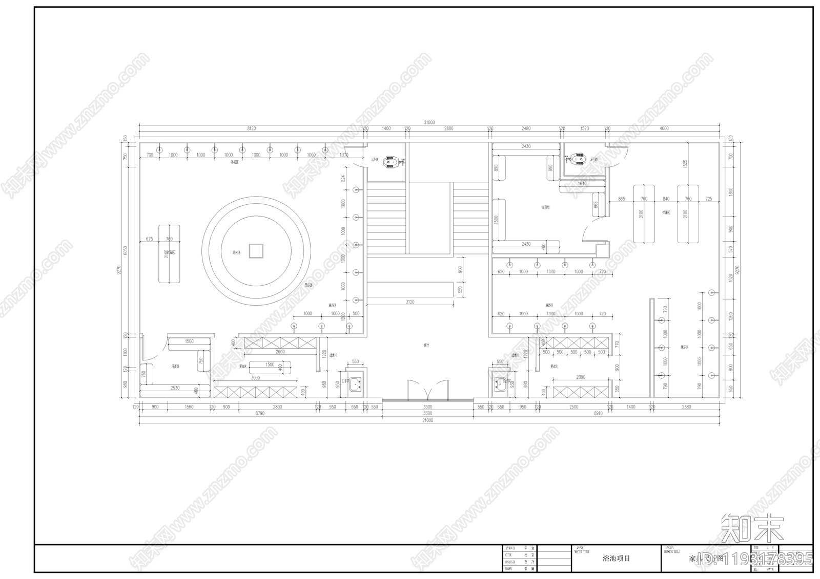现代其他商业空间cad施工图下载【ID:1193178395】