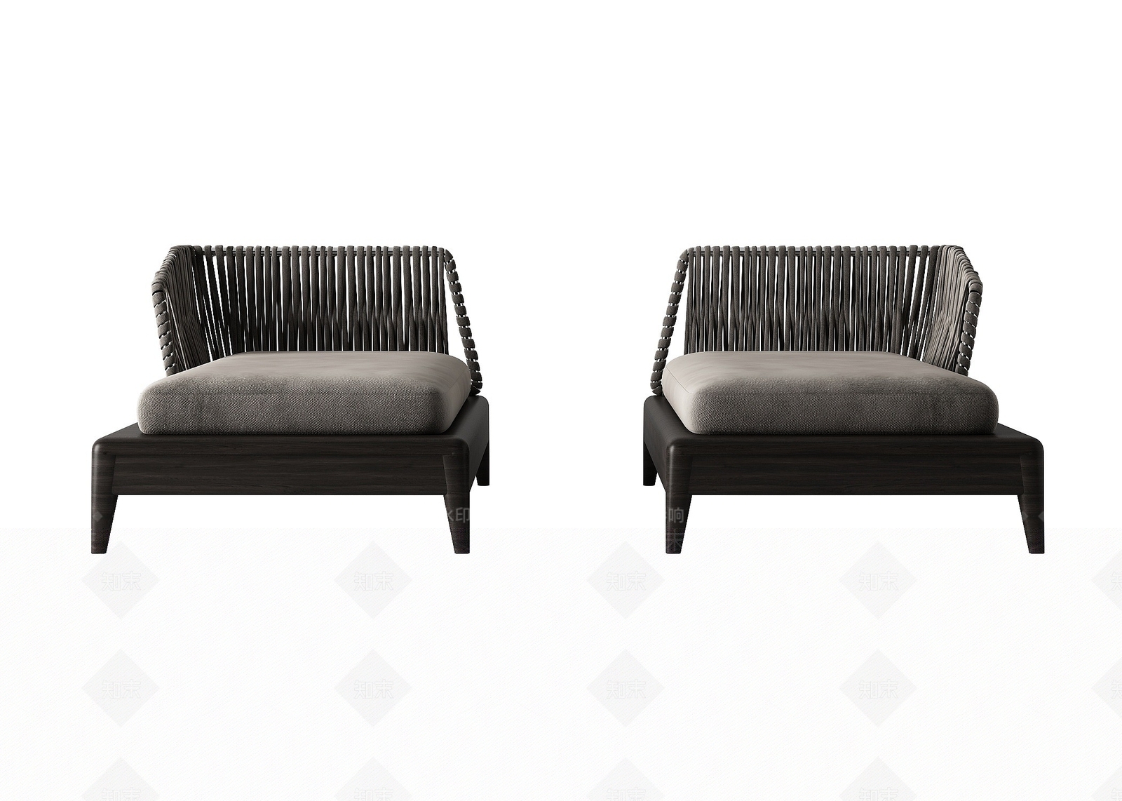 现代休闲椅子3D模型下载【ID:1193181805】