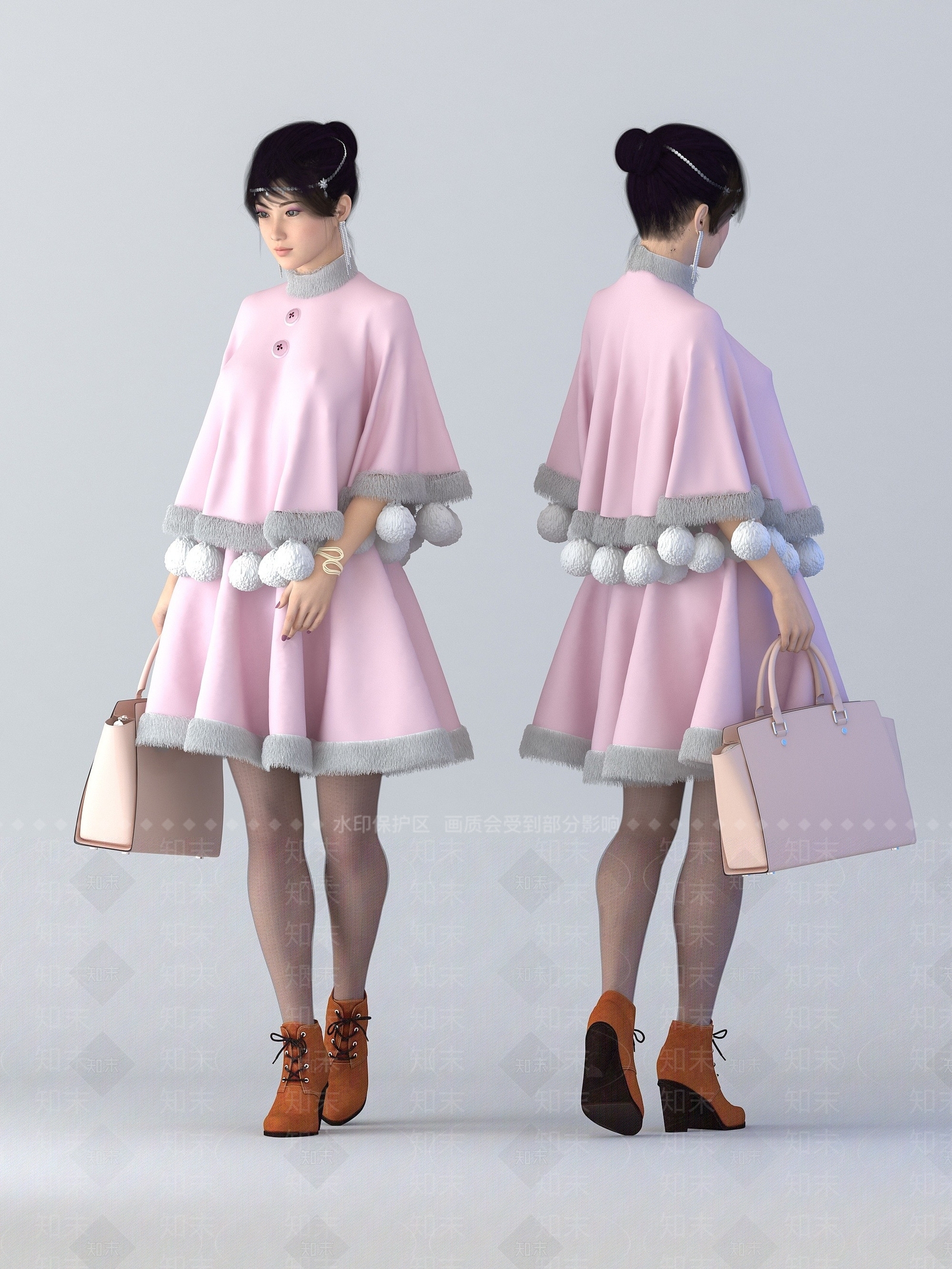 现代绒衣3D模型下载【ID:1193182653】