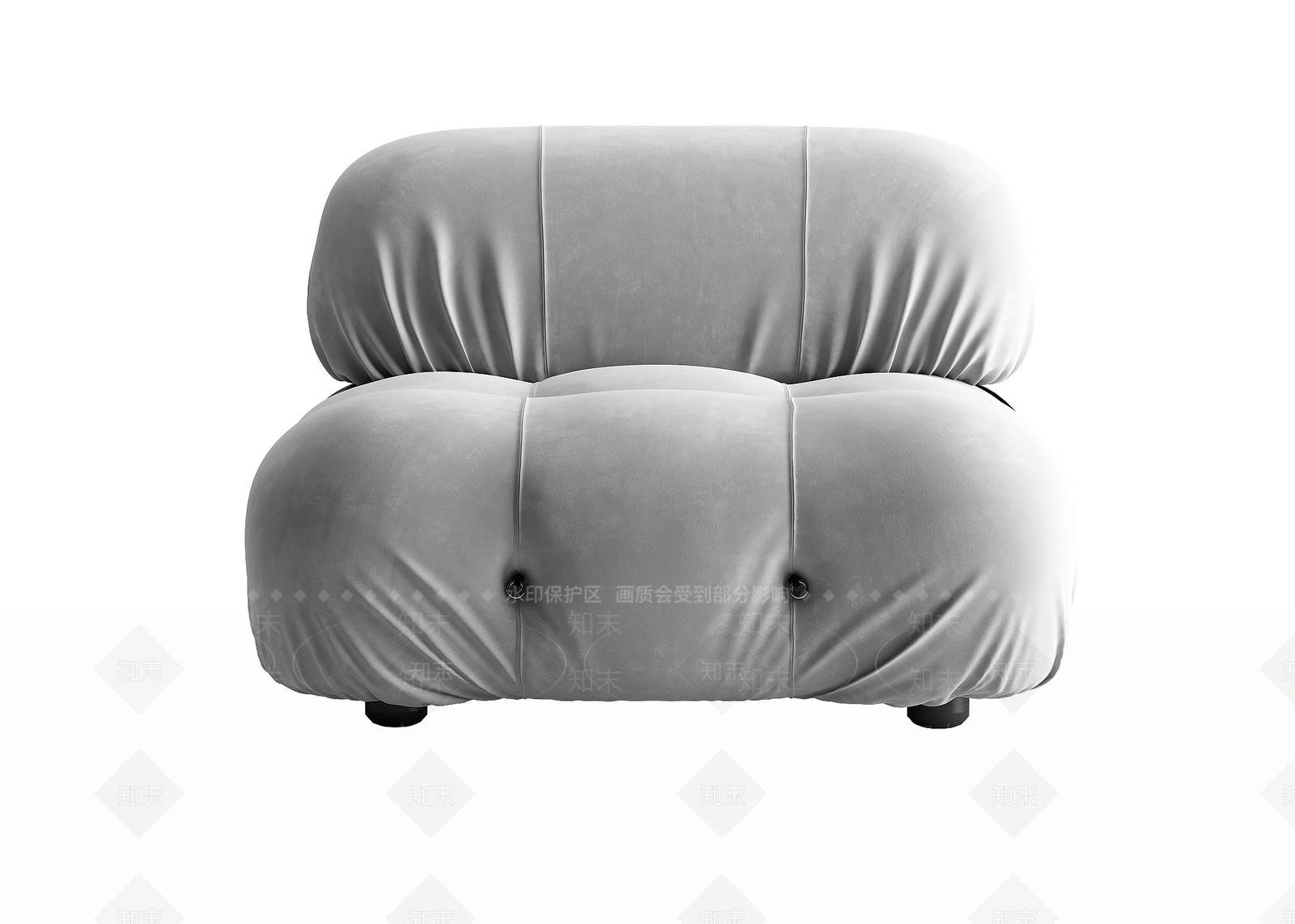现代单人沙发3D模型下载【ID:1193184864】
