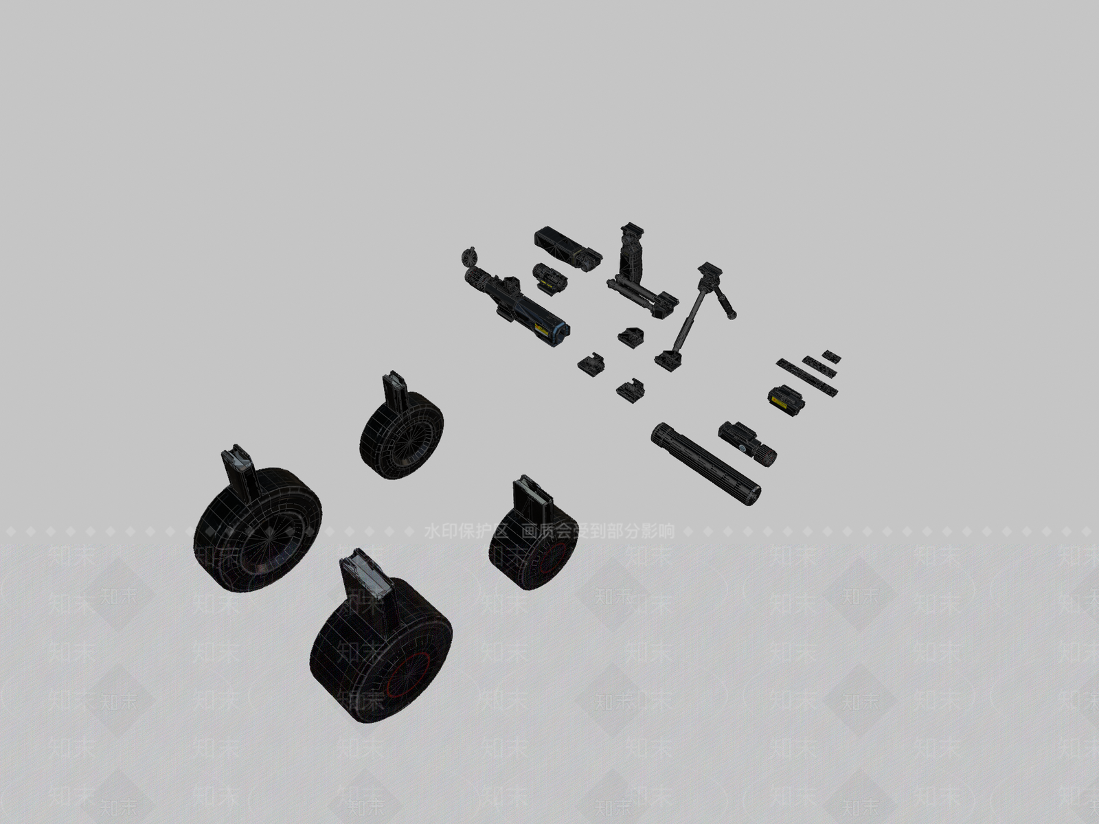 军事器材3D模型下载【ID:1193186256】
