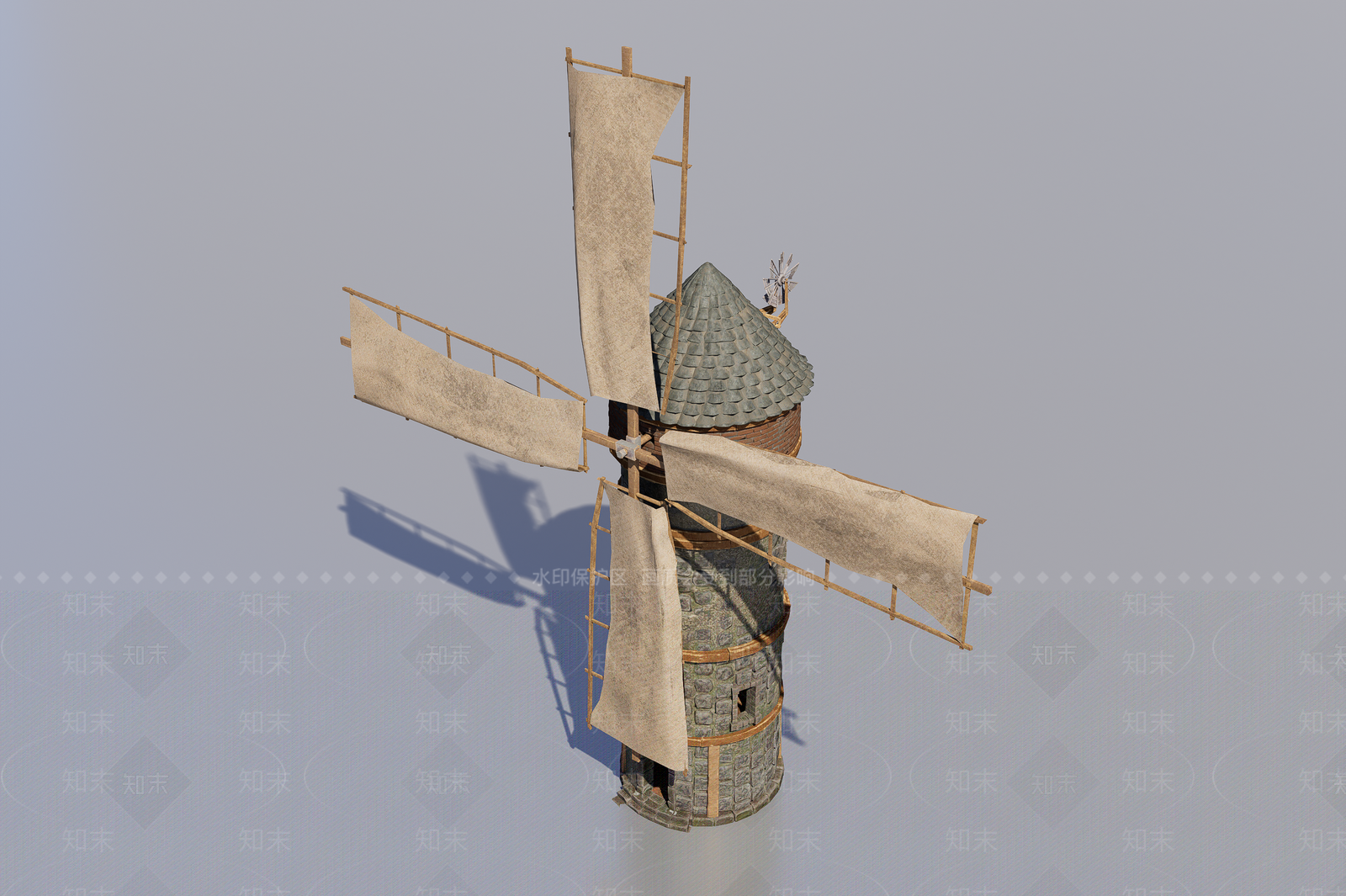 欧式古建3D模型下载【ID:1193192046】