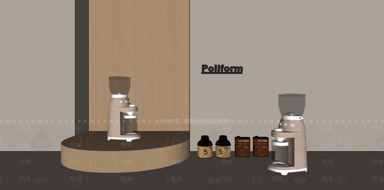 咖啡机SU模型下载【ID:1193196198】