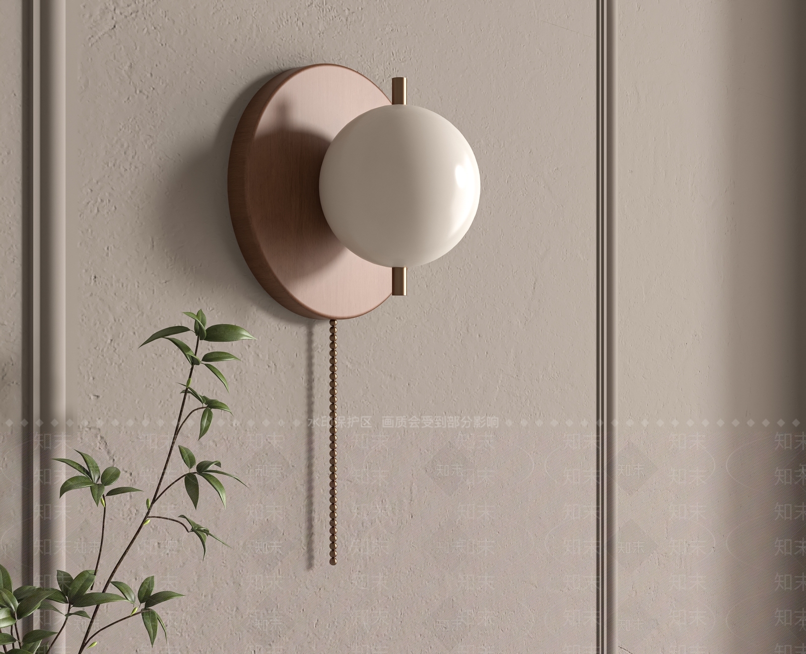 现代壁灯3D模型下载【ID:1193199358】