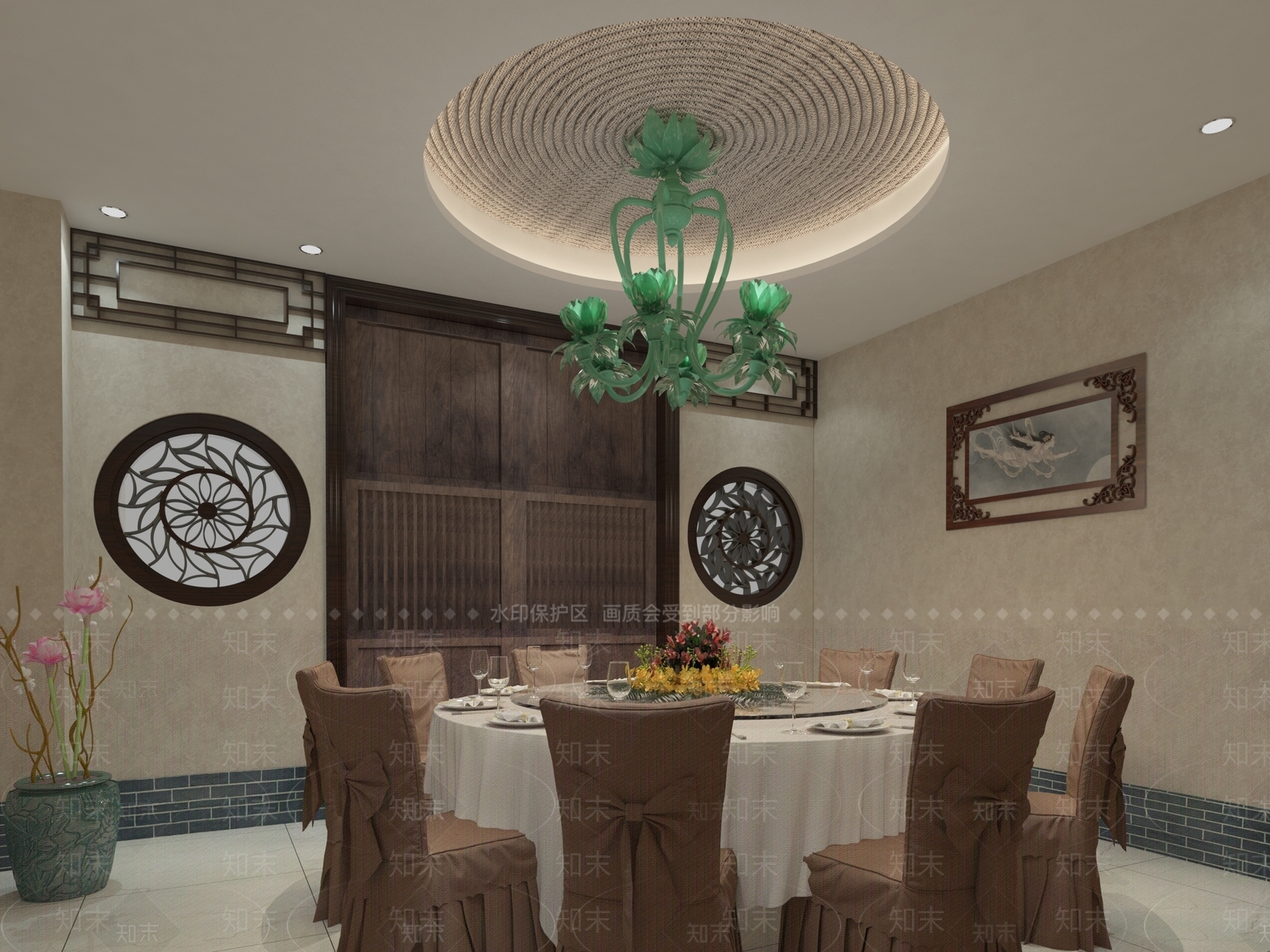 现代简约包厢3D模型下载【ID:1193207734】