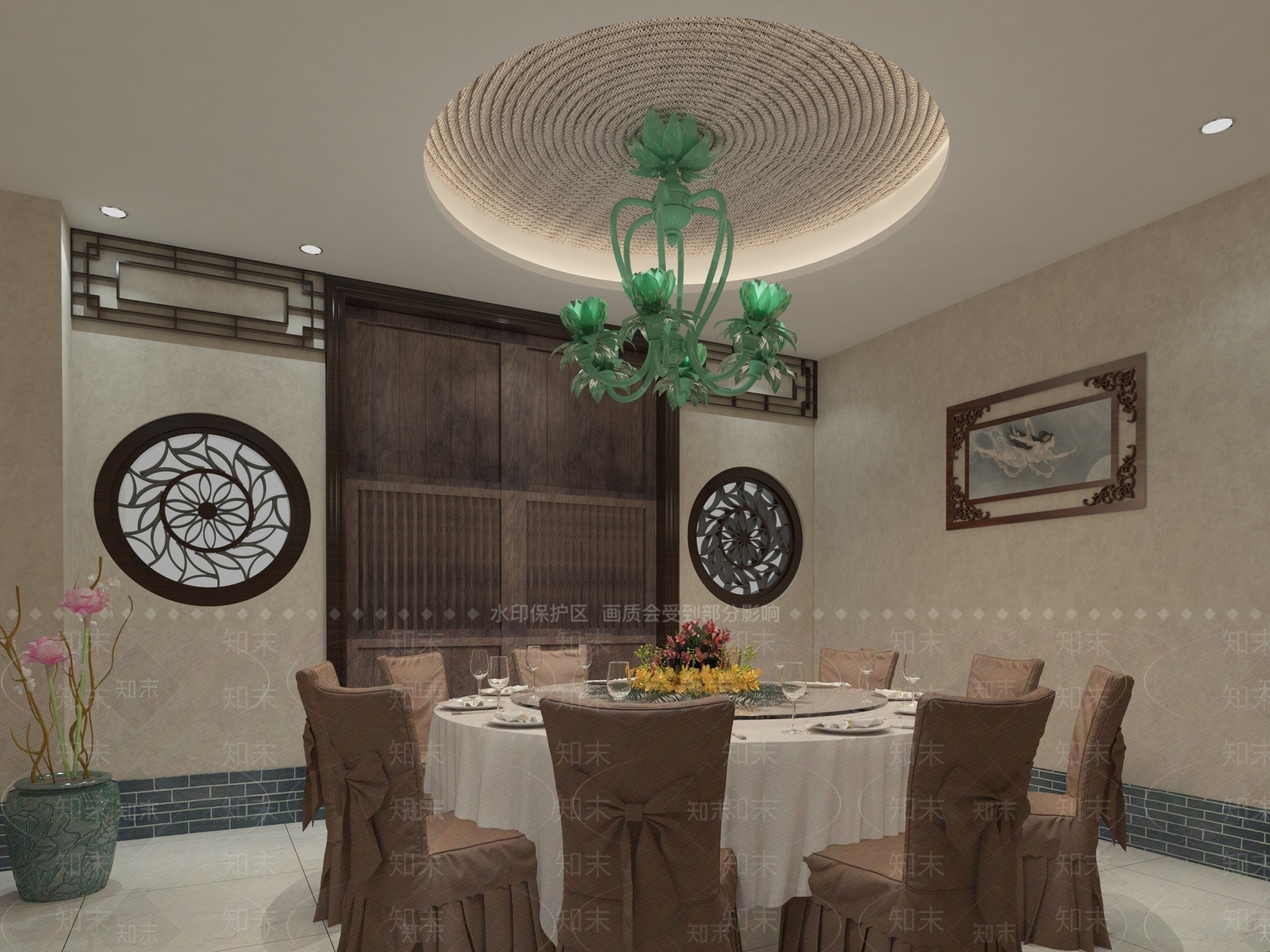 现代简约包厢3D模型下载【ID:1193207734】