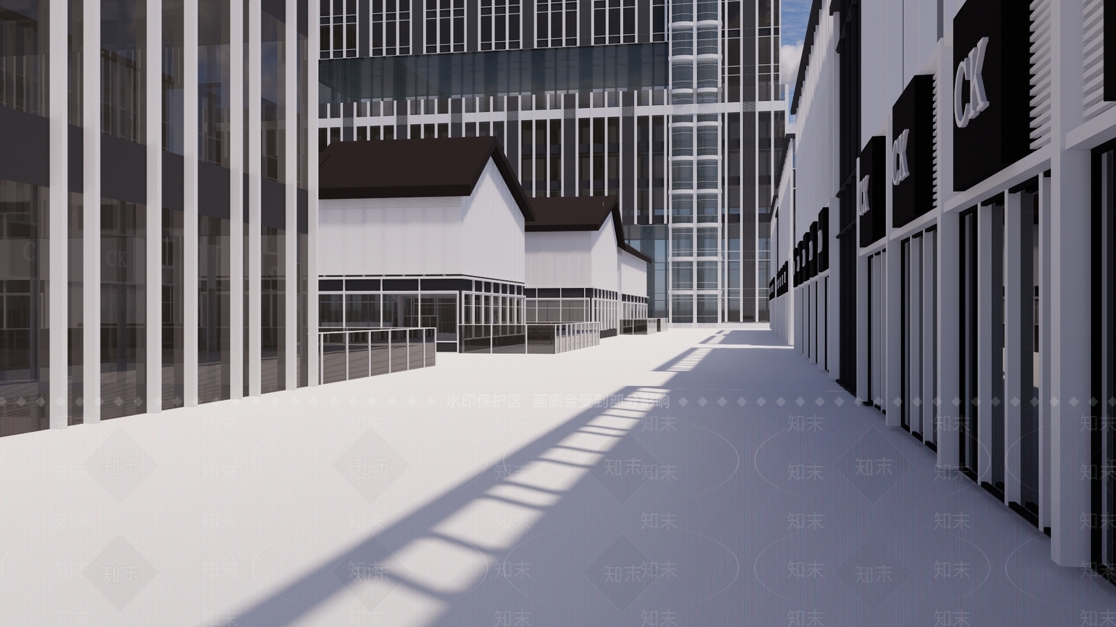 现代其他商业建筑SU模型下载【ID:1193211583】
