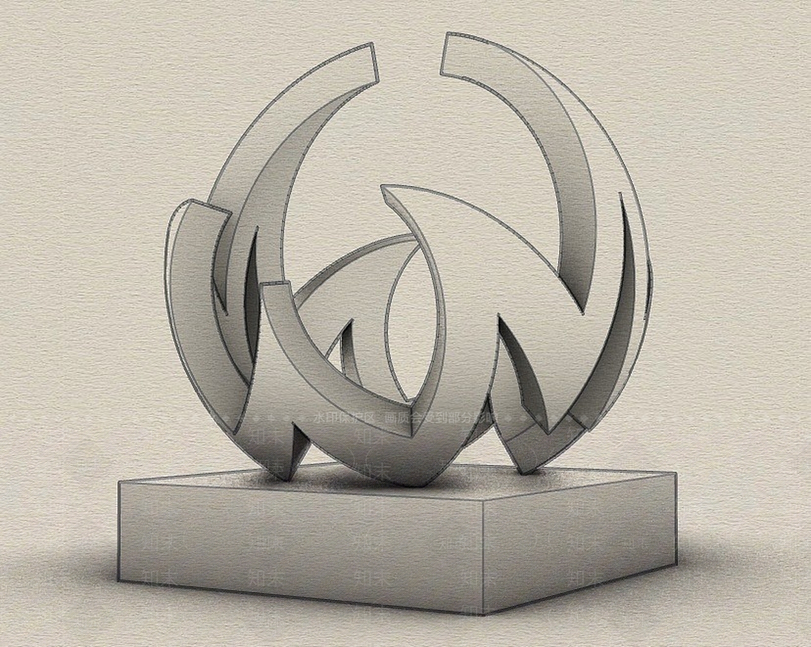 现代火焰3D模型下载【ID:1193220407】