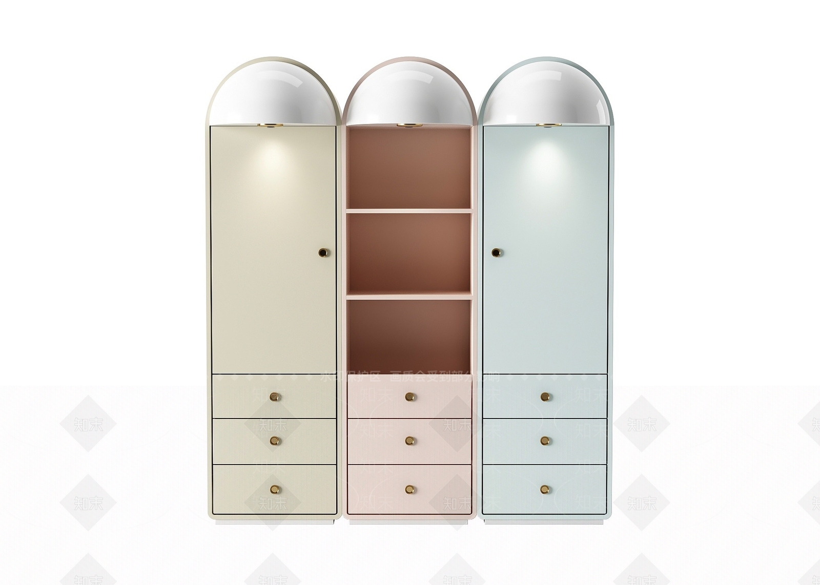 现代卧室衣柜3D模型下载【ID:1193222275】