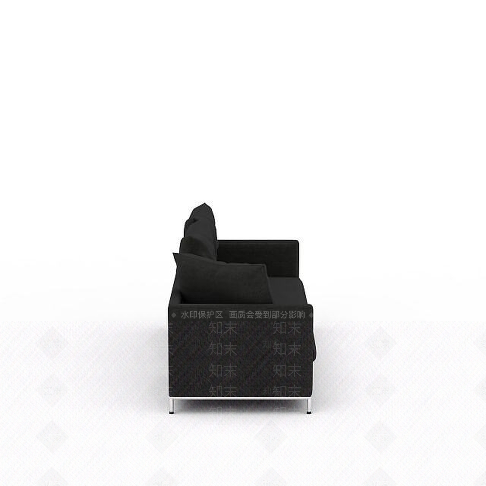 现代双人沙发3D模型下载【ID:1193227297】