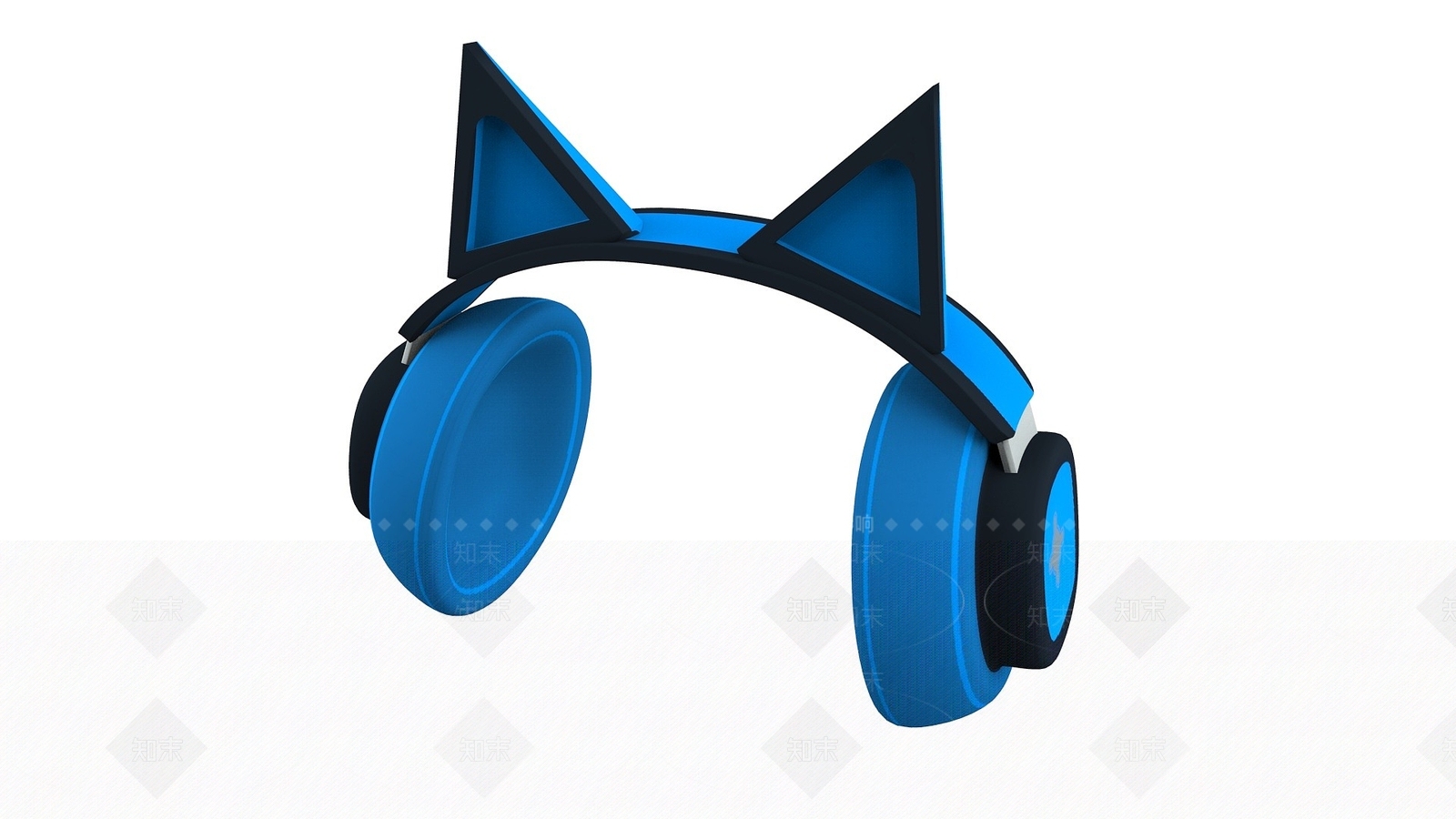 现代猫耳朵耳机3D模型下载【ID:1193232908】