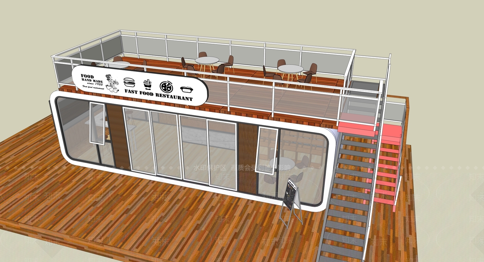 现代其他商业建筑SU模型下载【ID:1193234732】