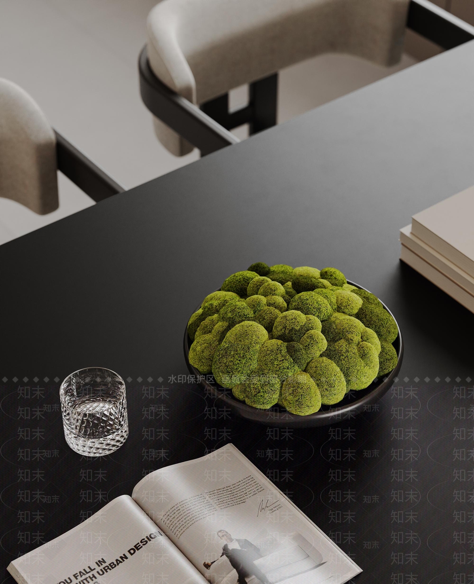 现代摆件组合3D模型下载【ID:1193235654】
