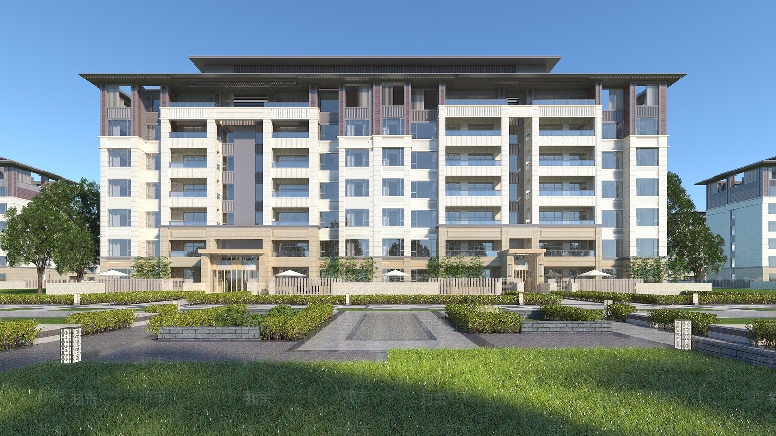 新中式住宅3D模型下载【ID:1193236668】