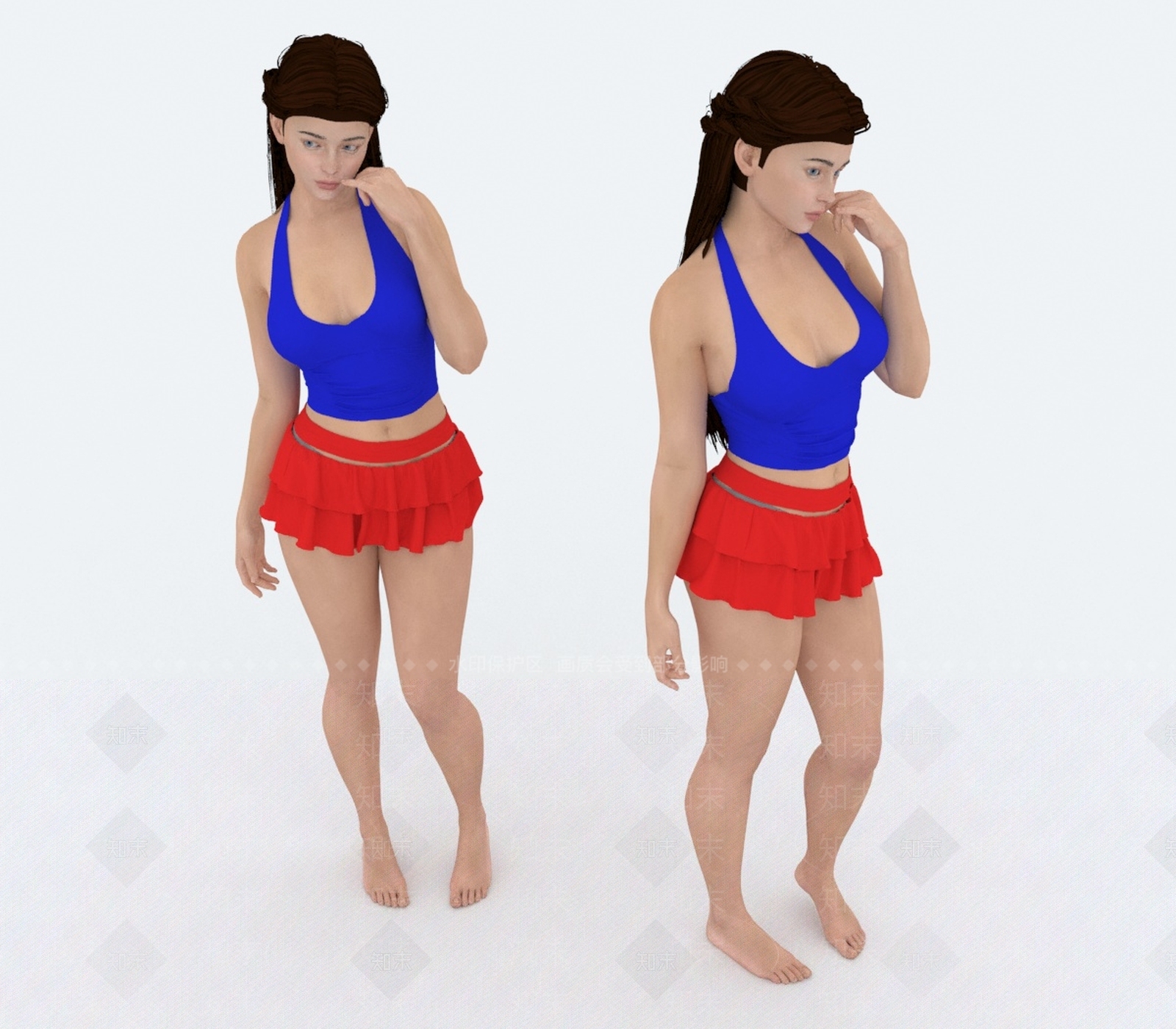 女人3D模型下载【ID:1193242206】