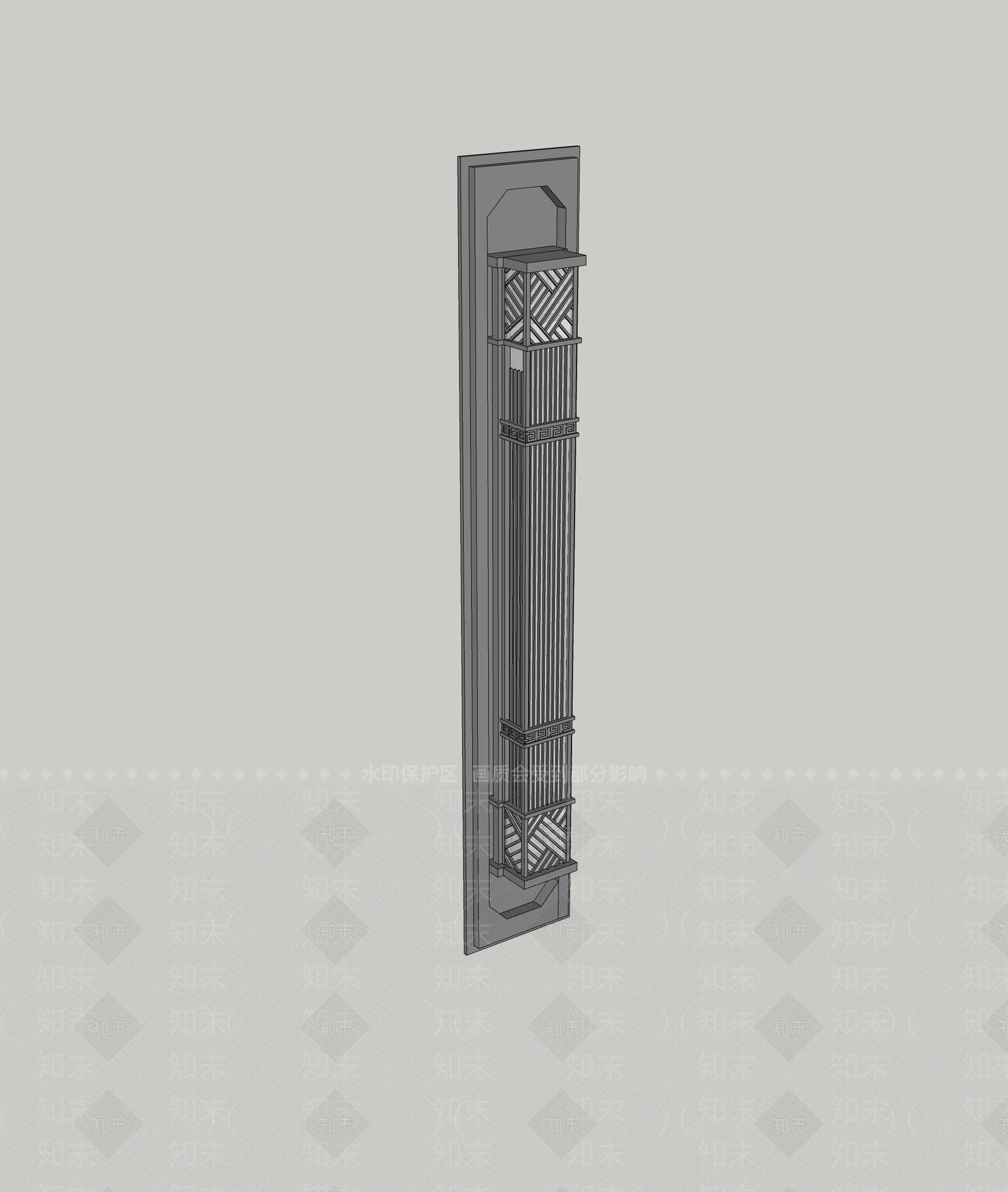 现代景观灯SU模型下载【ID:1193243371】