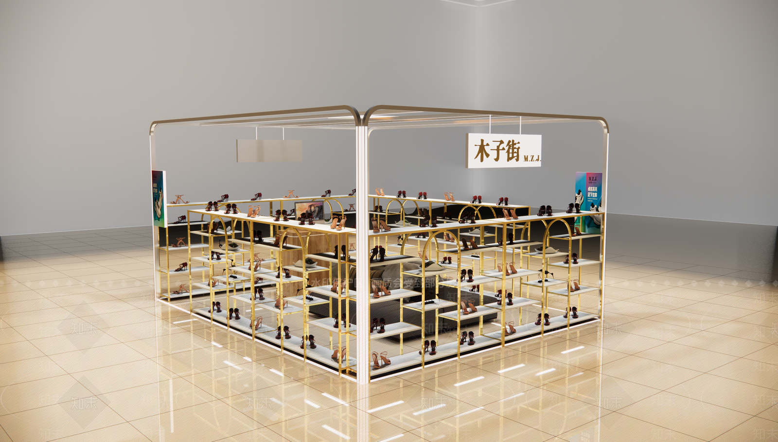 现代服装店SU模型下载【ID:1193245745】