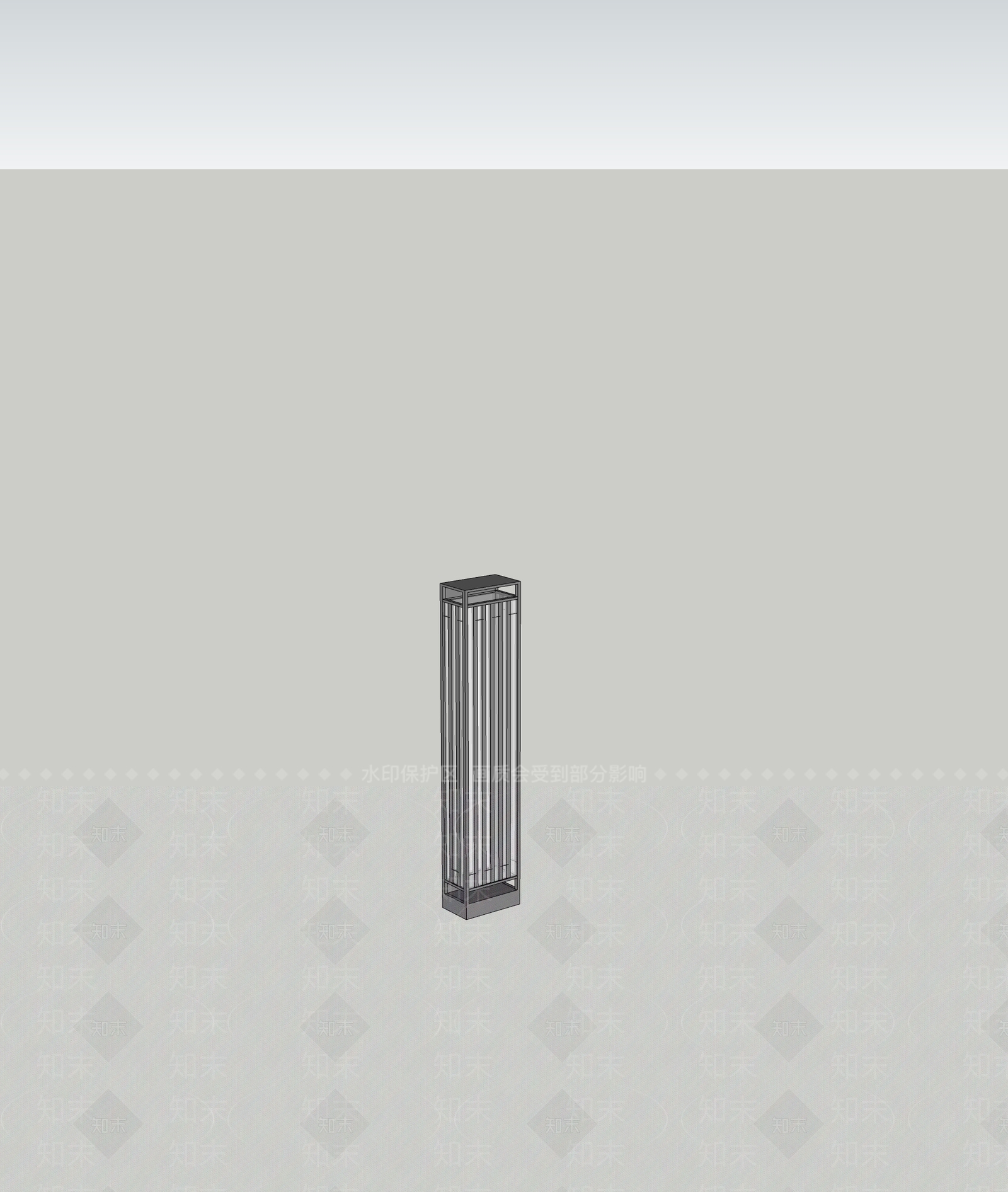 现代景观灯SU模型下载【ID:1193245730】
