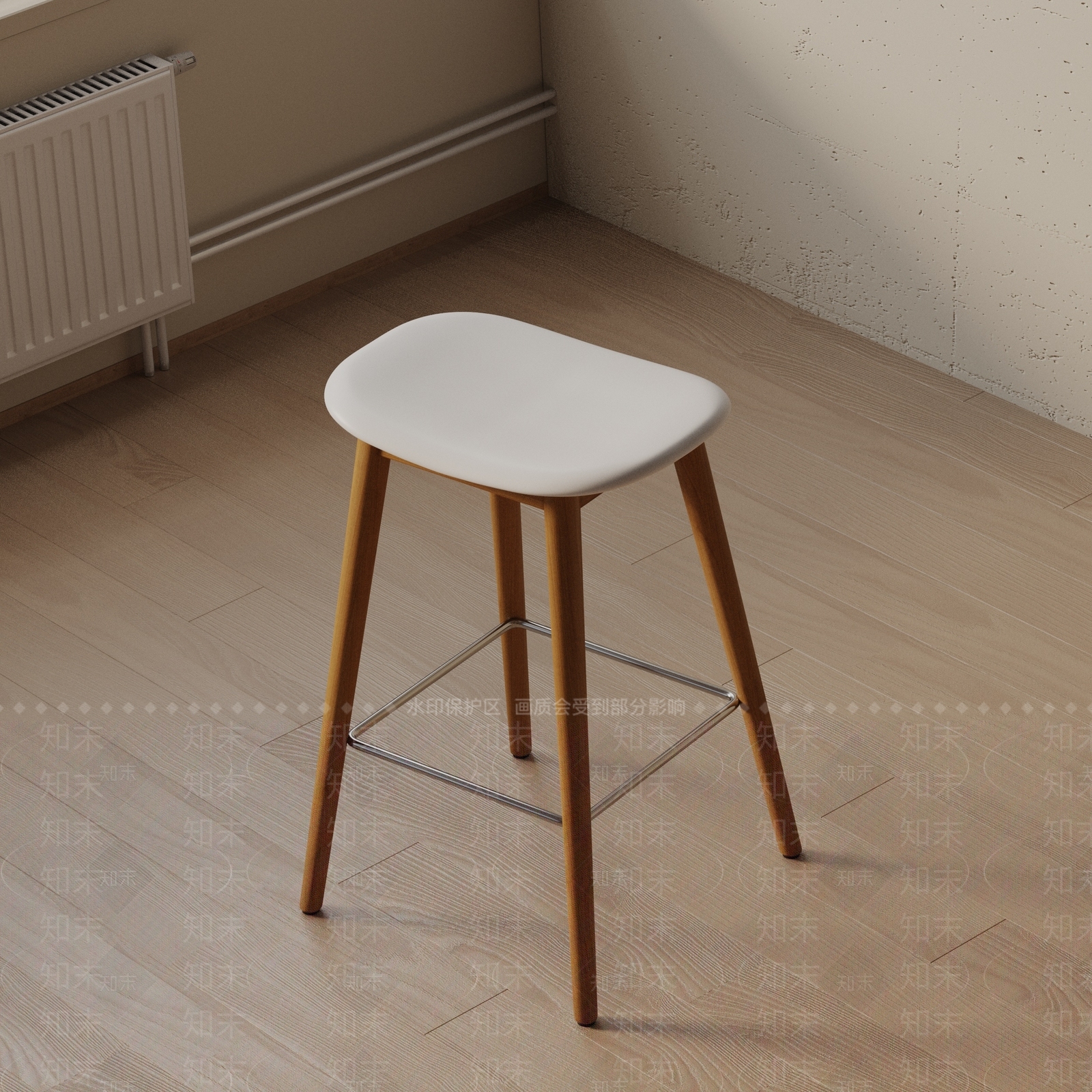 现代吧椅3D模型下载【ID:1193249277】