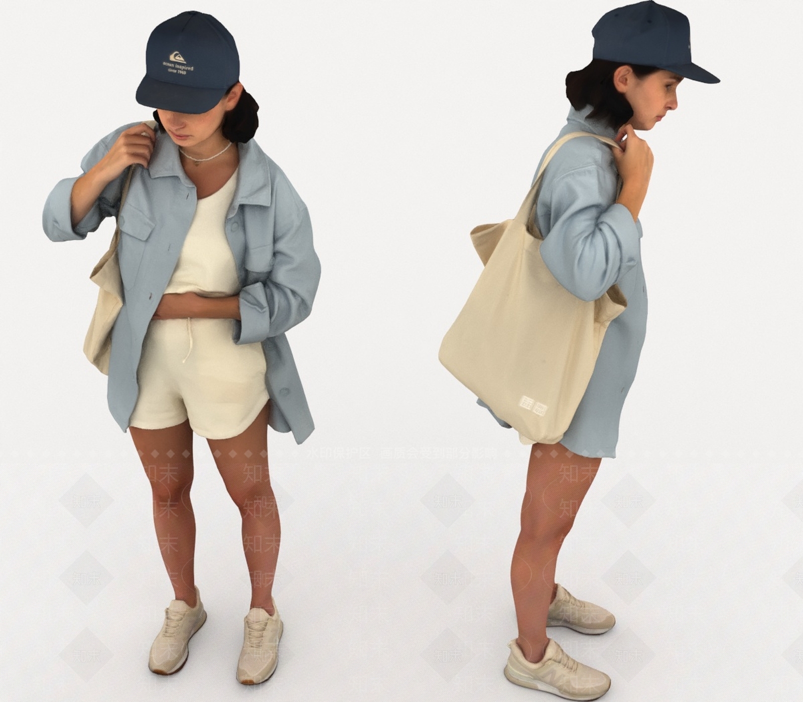 女人3D模型下载【ID:1193249435】