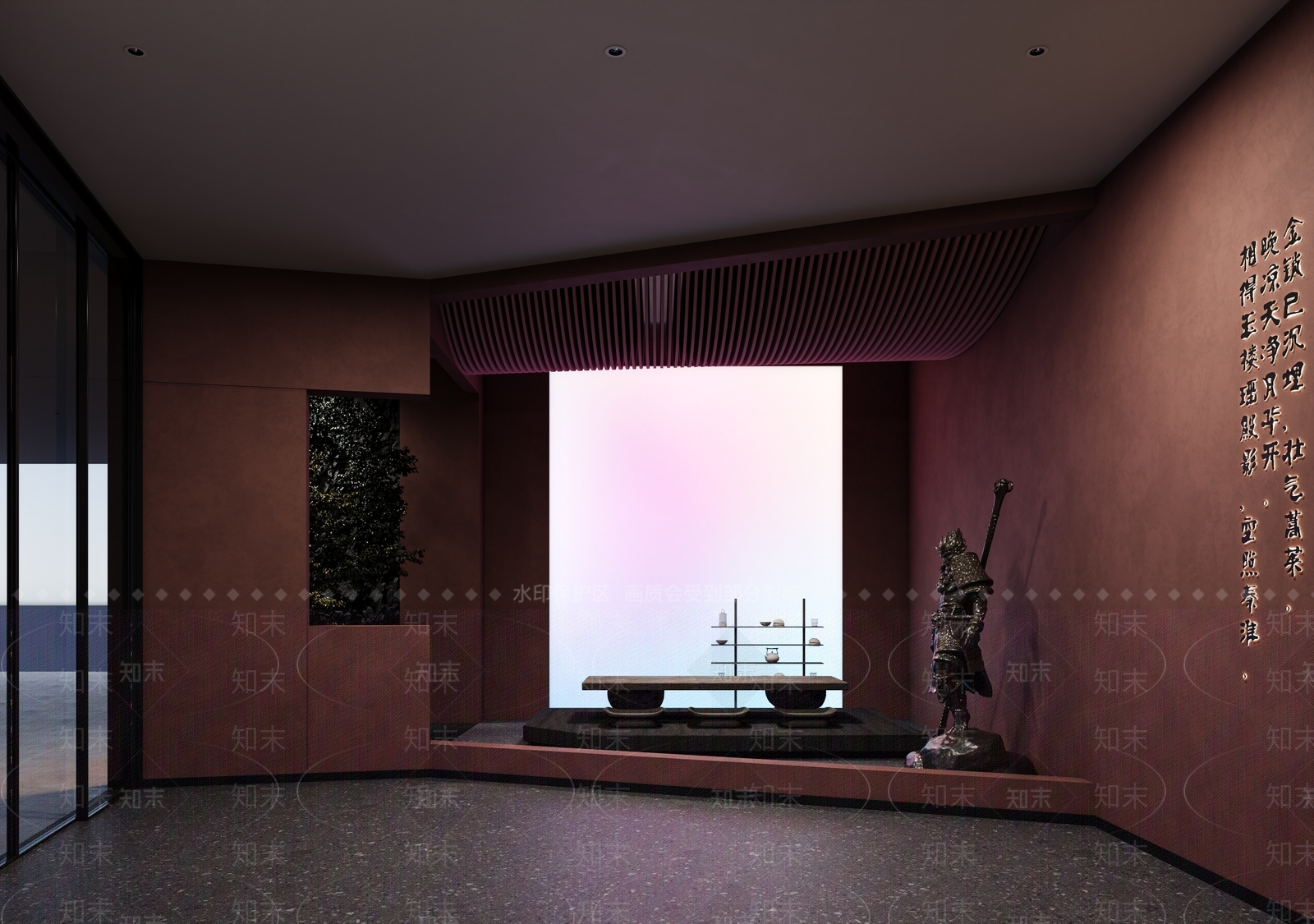 新中式禅意其他通用空间3D模型下载【ID:1193249981】