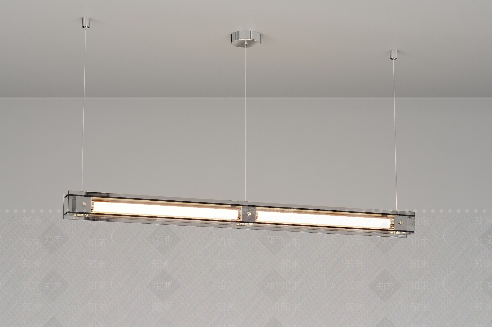 现代中古餐厅吊灯3D模型下载【ID:1193250351】