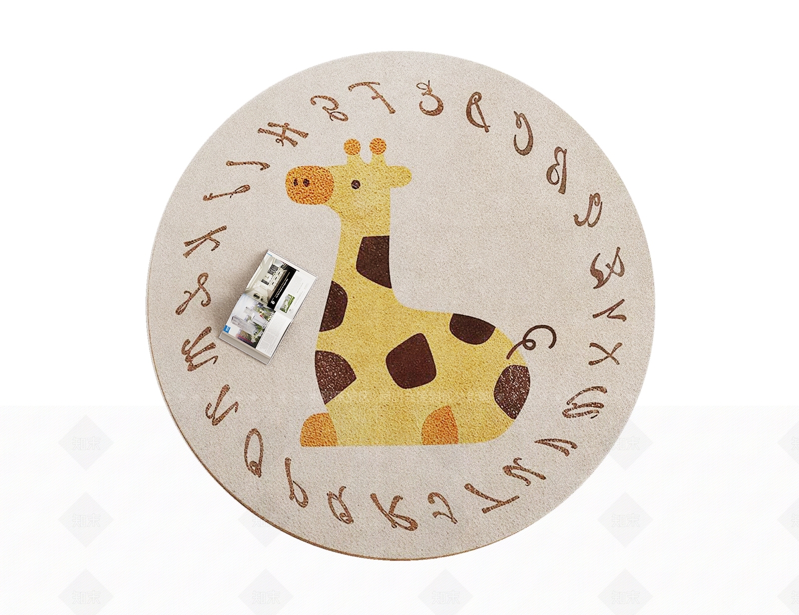 现代儿童地毯3D模型下载【ID:1193253243】