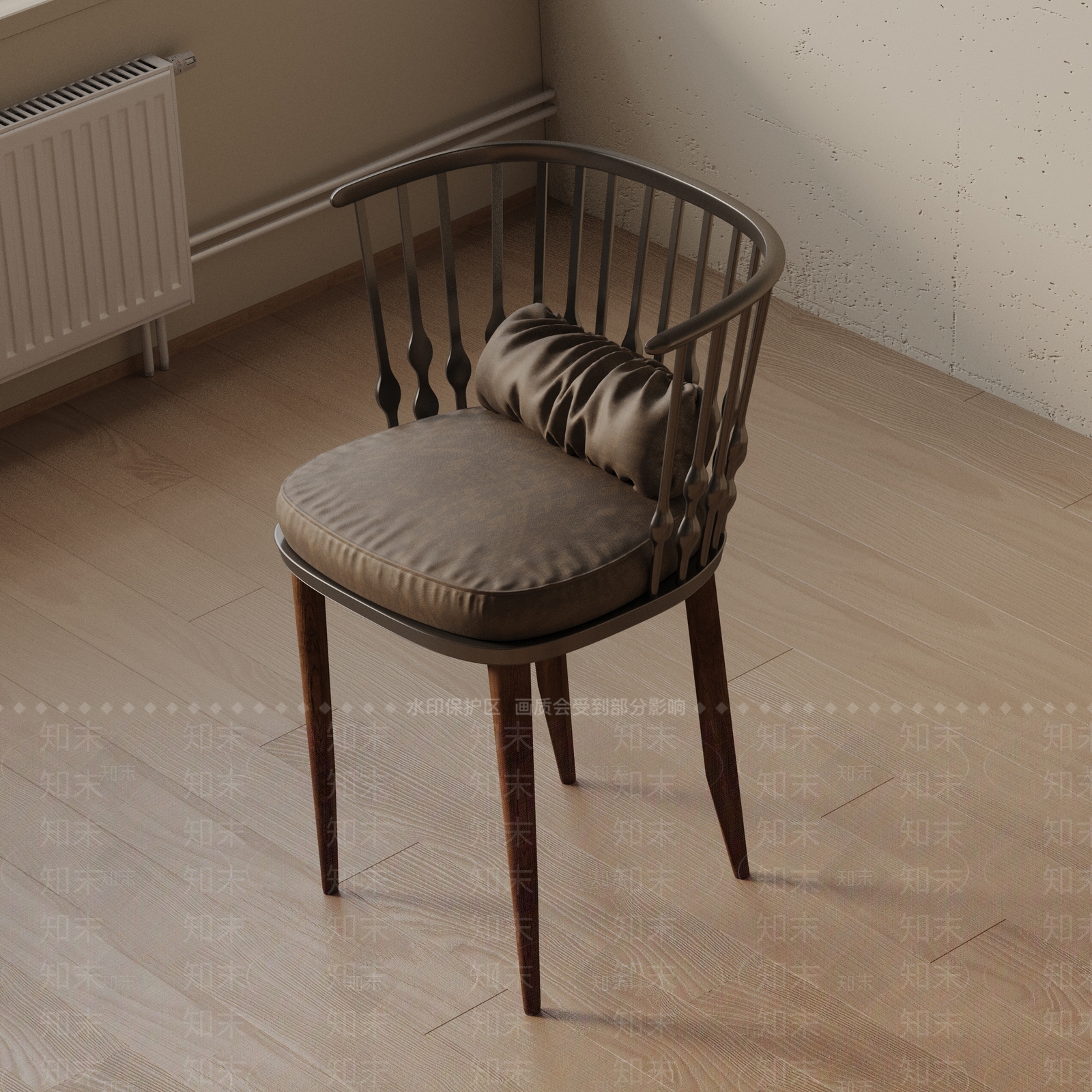 现代吧椅3D模型下载【ID:1193255575】
