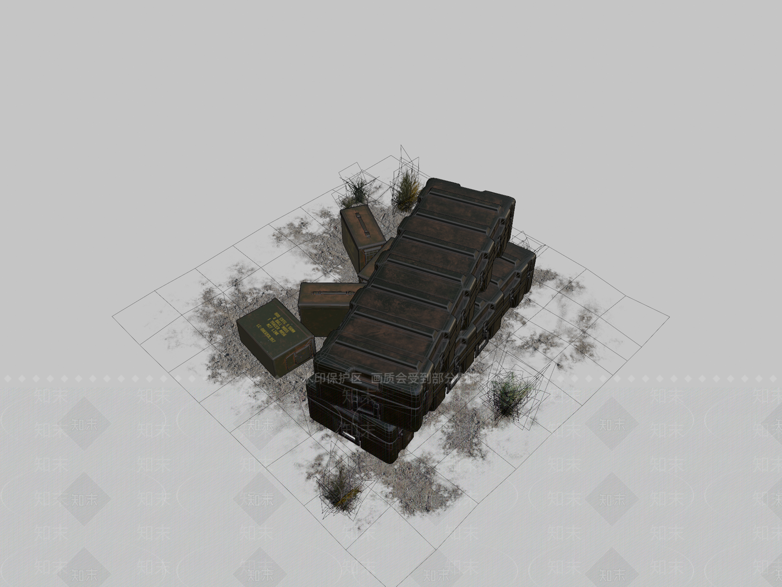 军事器材3D模型下载【ID:1193259914】