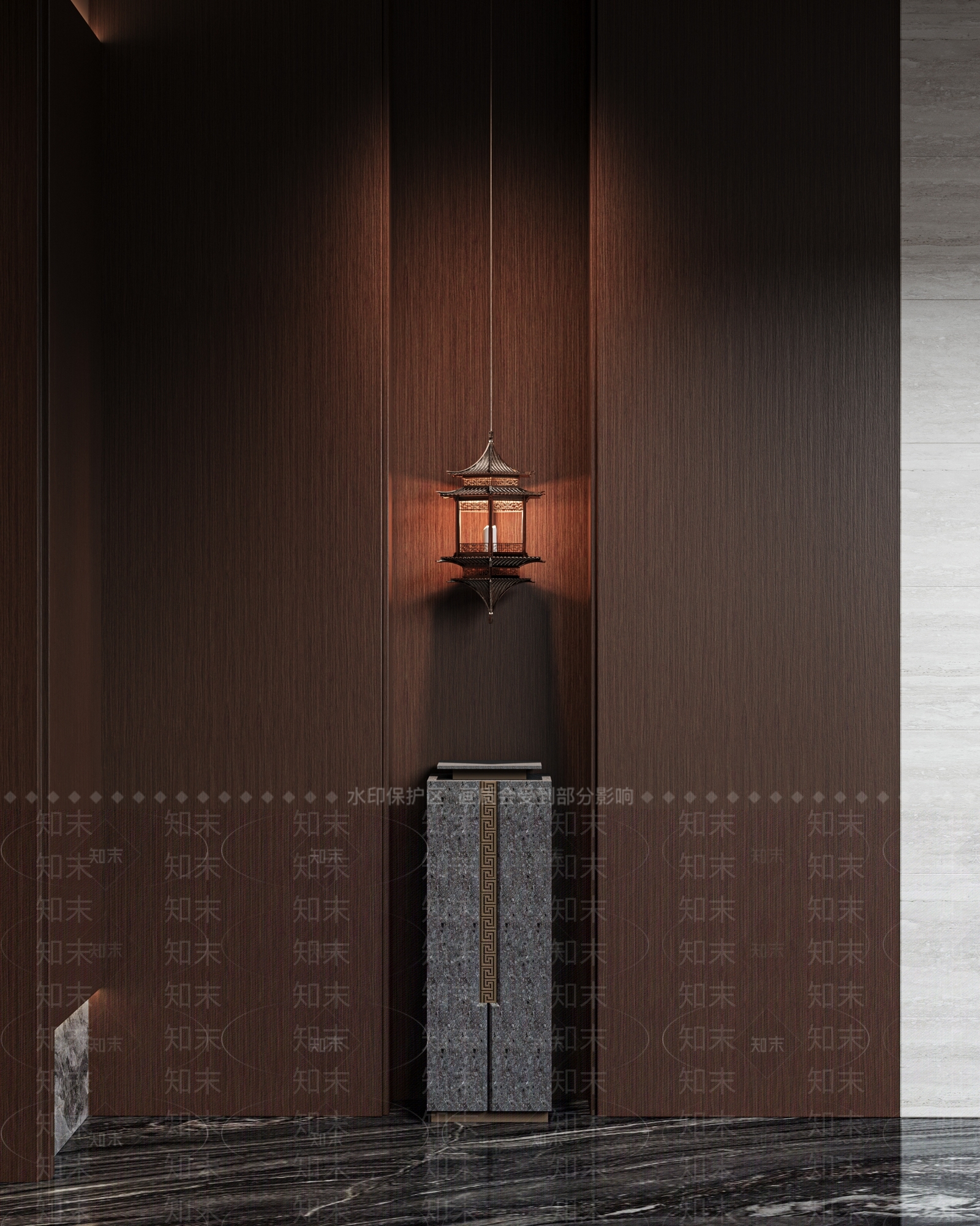 新中式中式雕塑摆件3D模型下载【ID:1193263402】