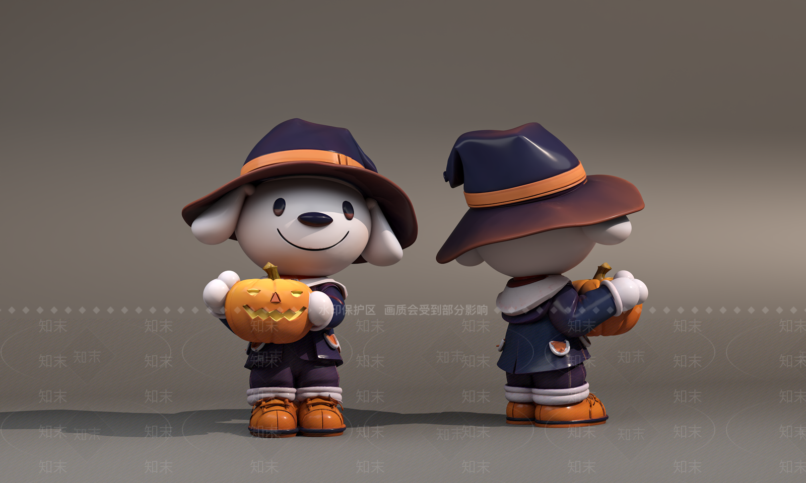 现代圣诞美陈3D模型下载【ID:1193263808】