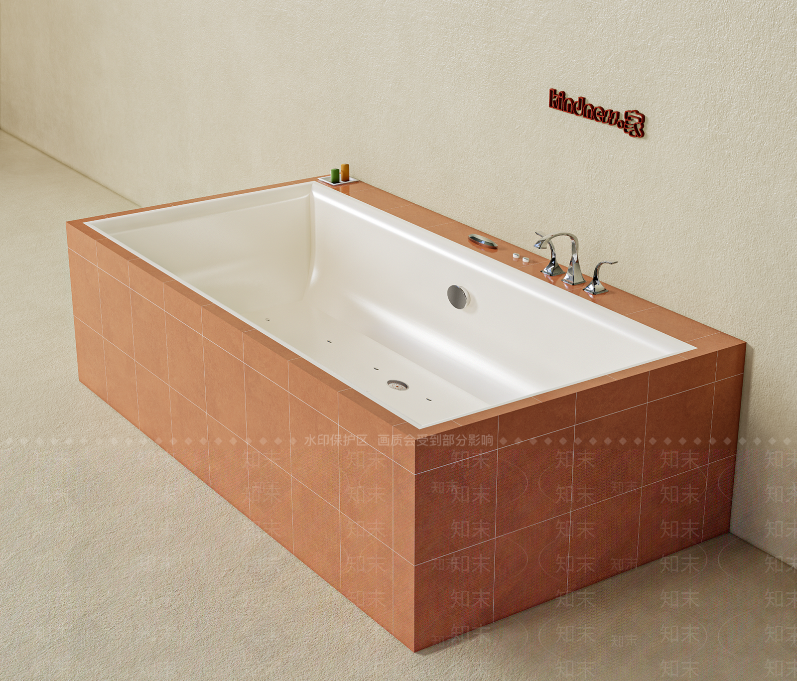 浴缸3D模型下载【ID:1193272380】