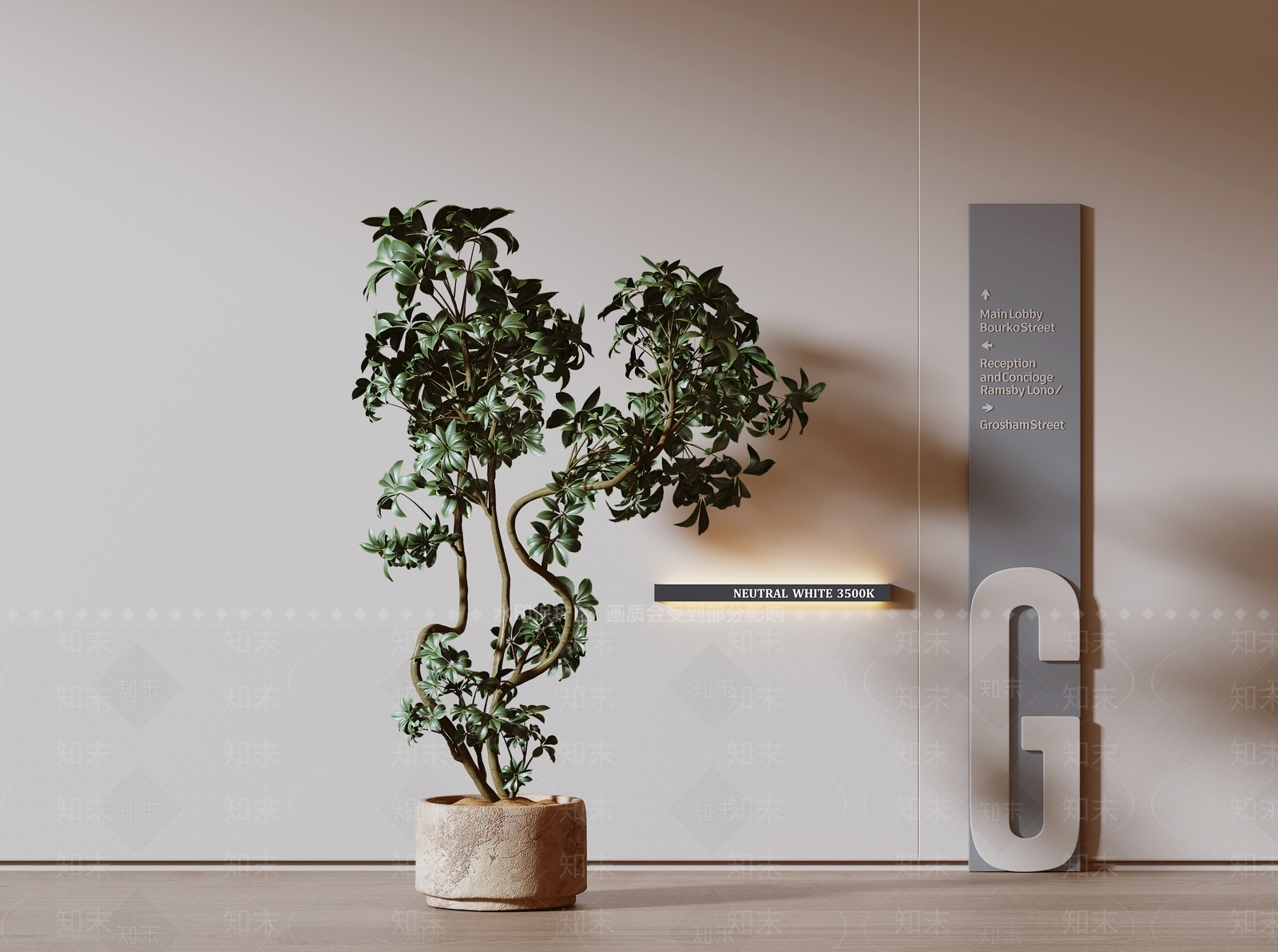 盆栽SU模型下载【ID:1193273014】
