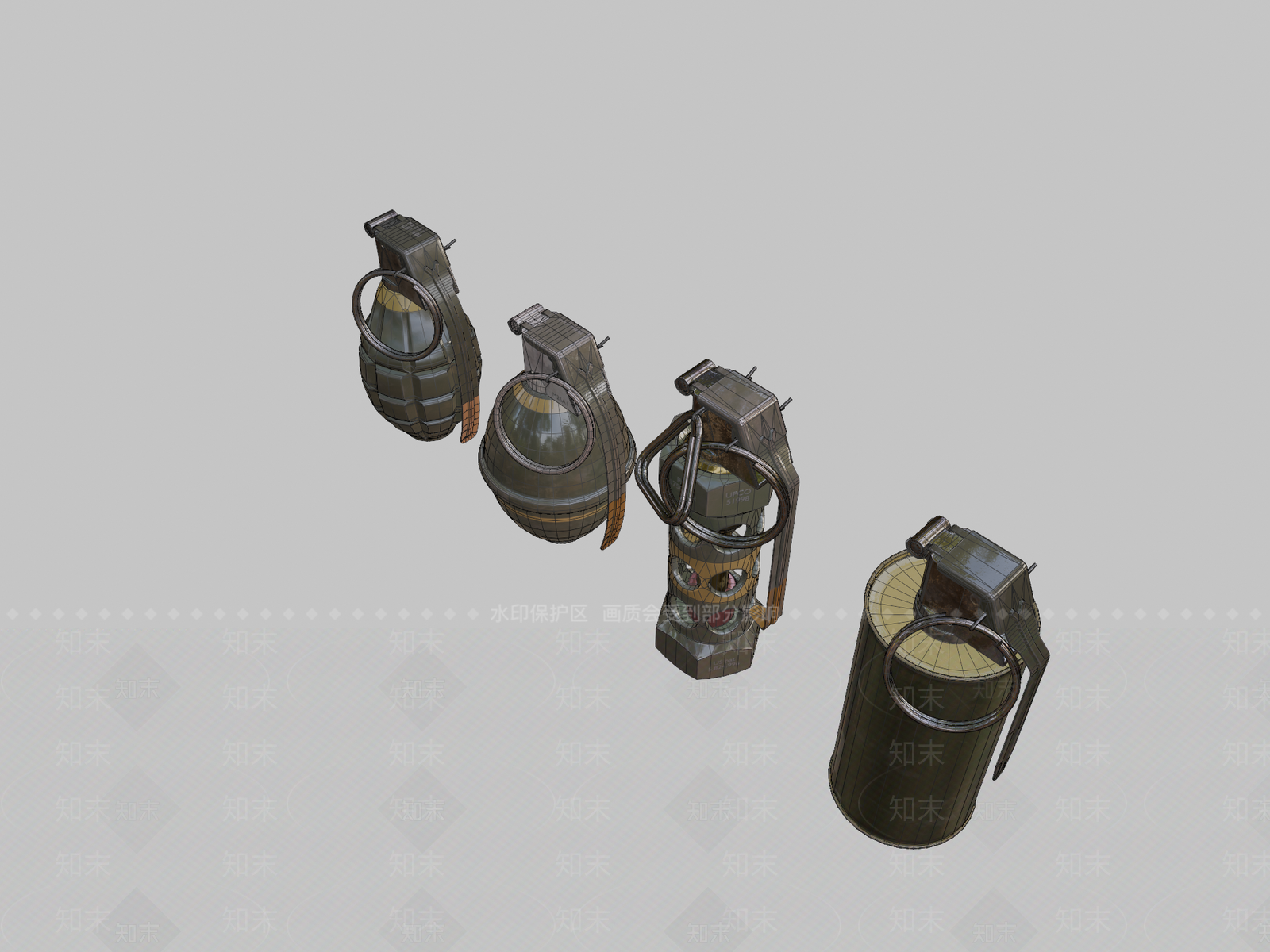 军事器材3D模型下载【ID:1193275478】