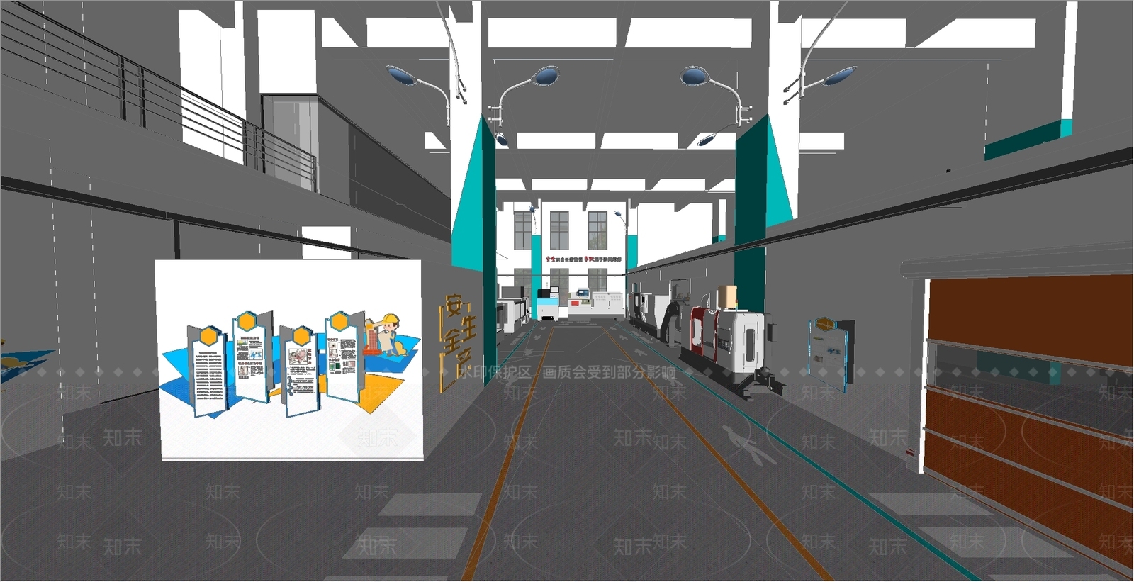 现代简约其他公共空间SU模型下载【ID:1193335517】