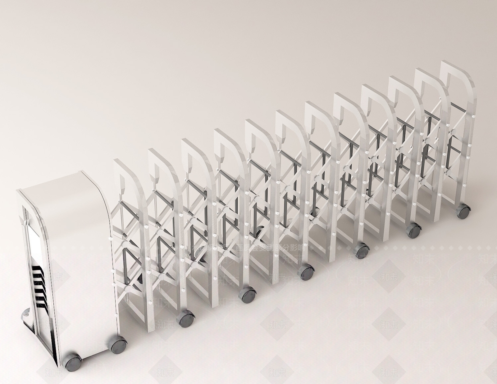 现代中式推拉门3D模型下载【ID:1193277175】