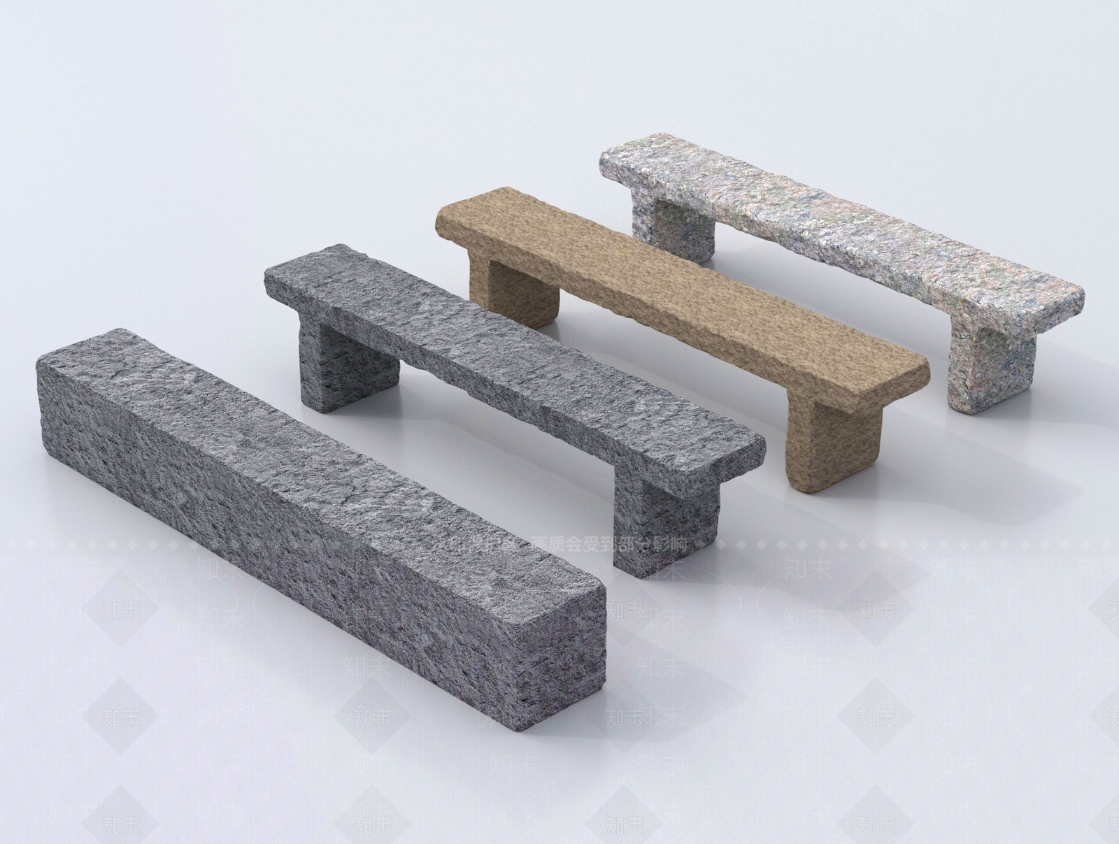 现代石头SU模型下载【ID:1193280027】