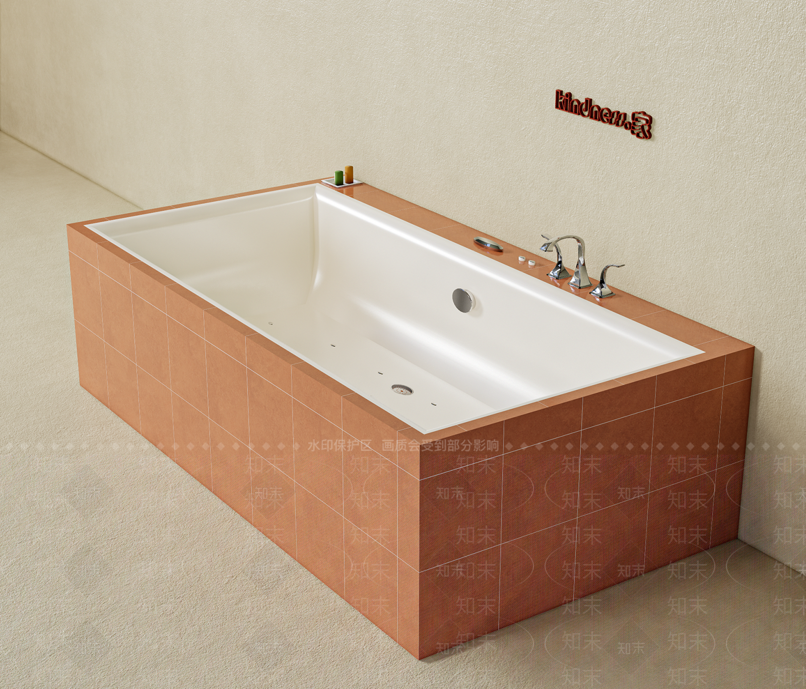 浴缸SU模型下载【ID:1193283399】