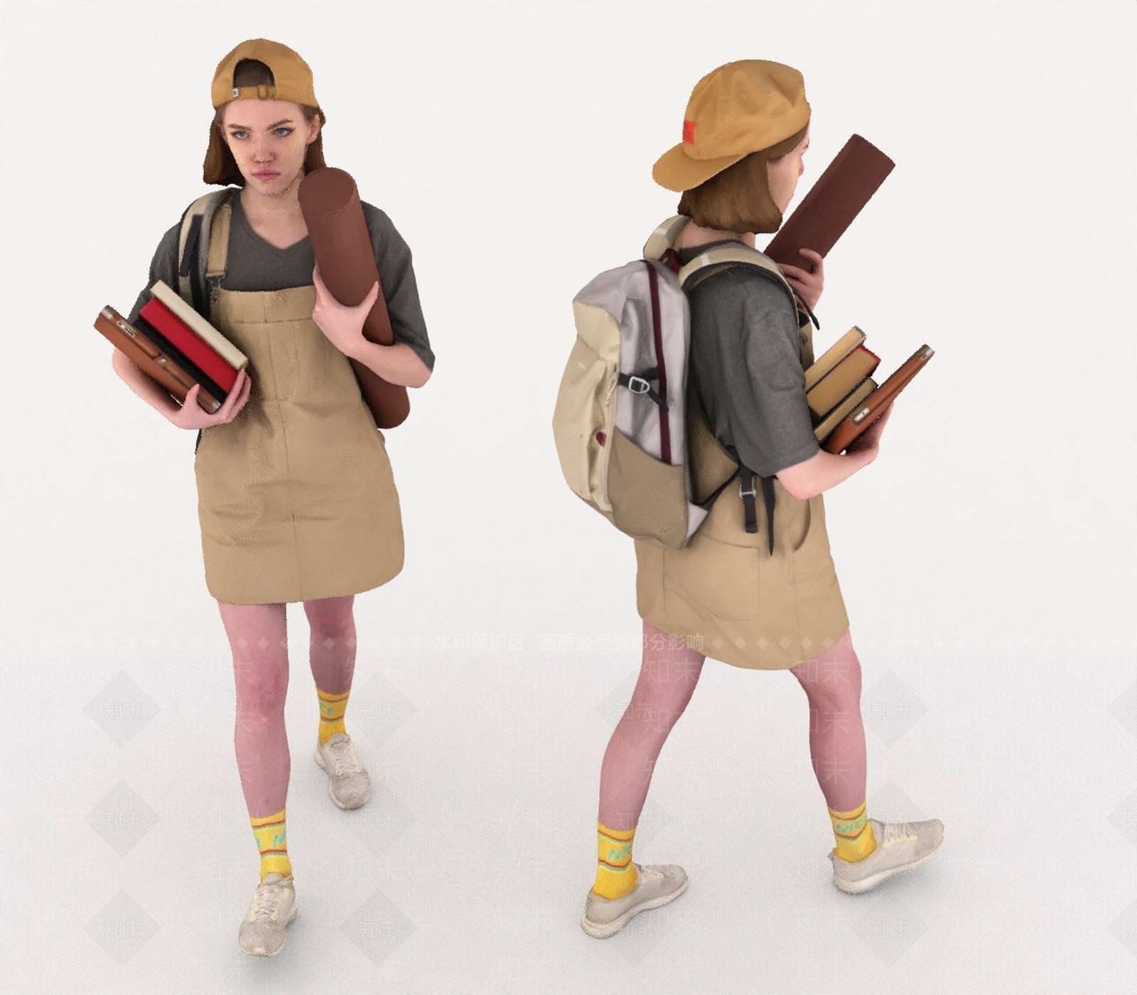 女人3D模型下载【ID:1193284887】